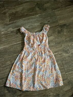 Vince Camuto Girls' Peach, Lavender & White Floral Sundress